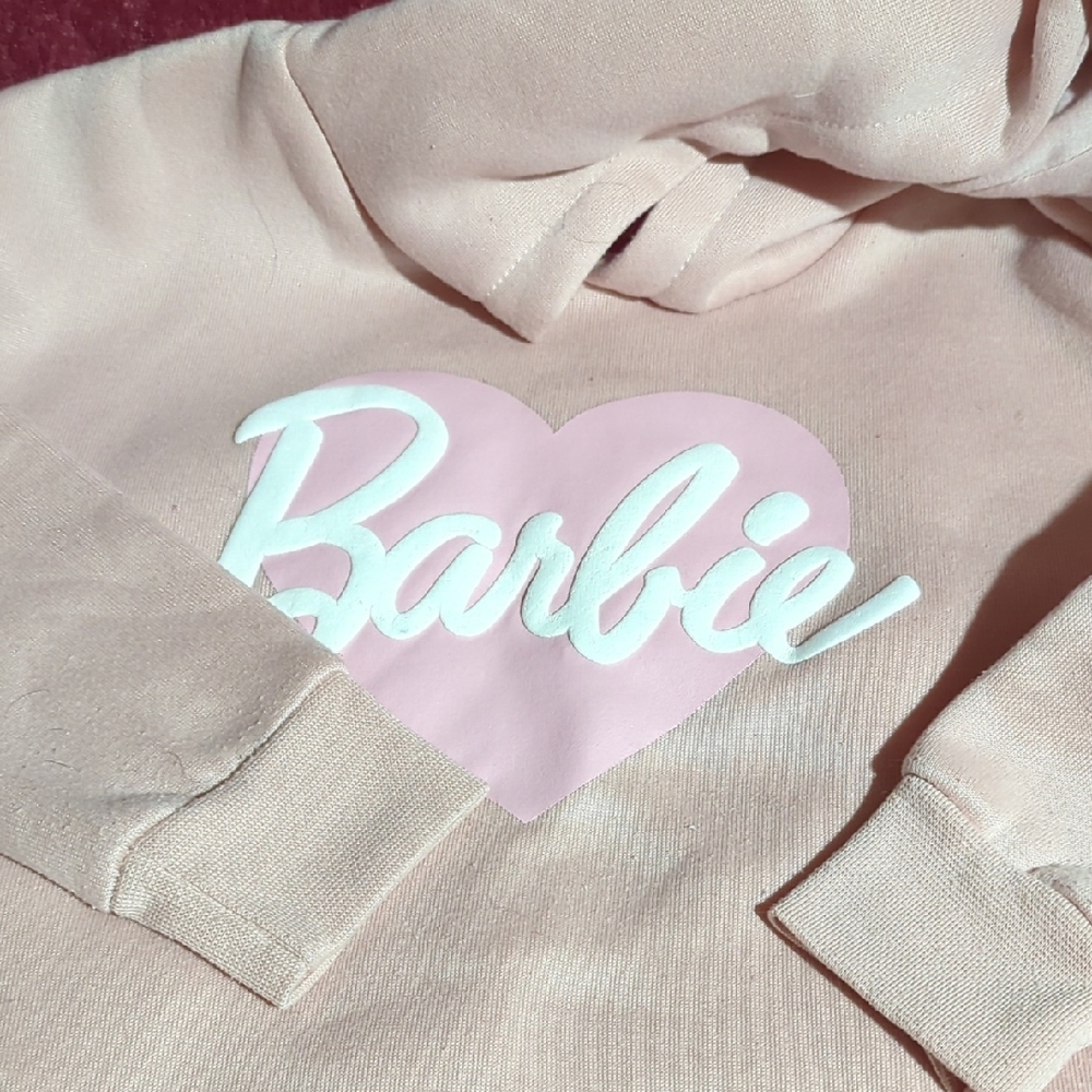 Barbie Pink and White Kids Matching Set